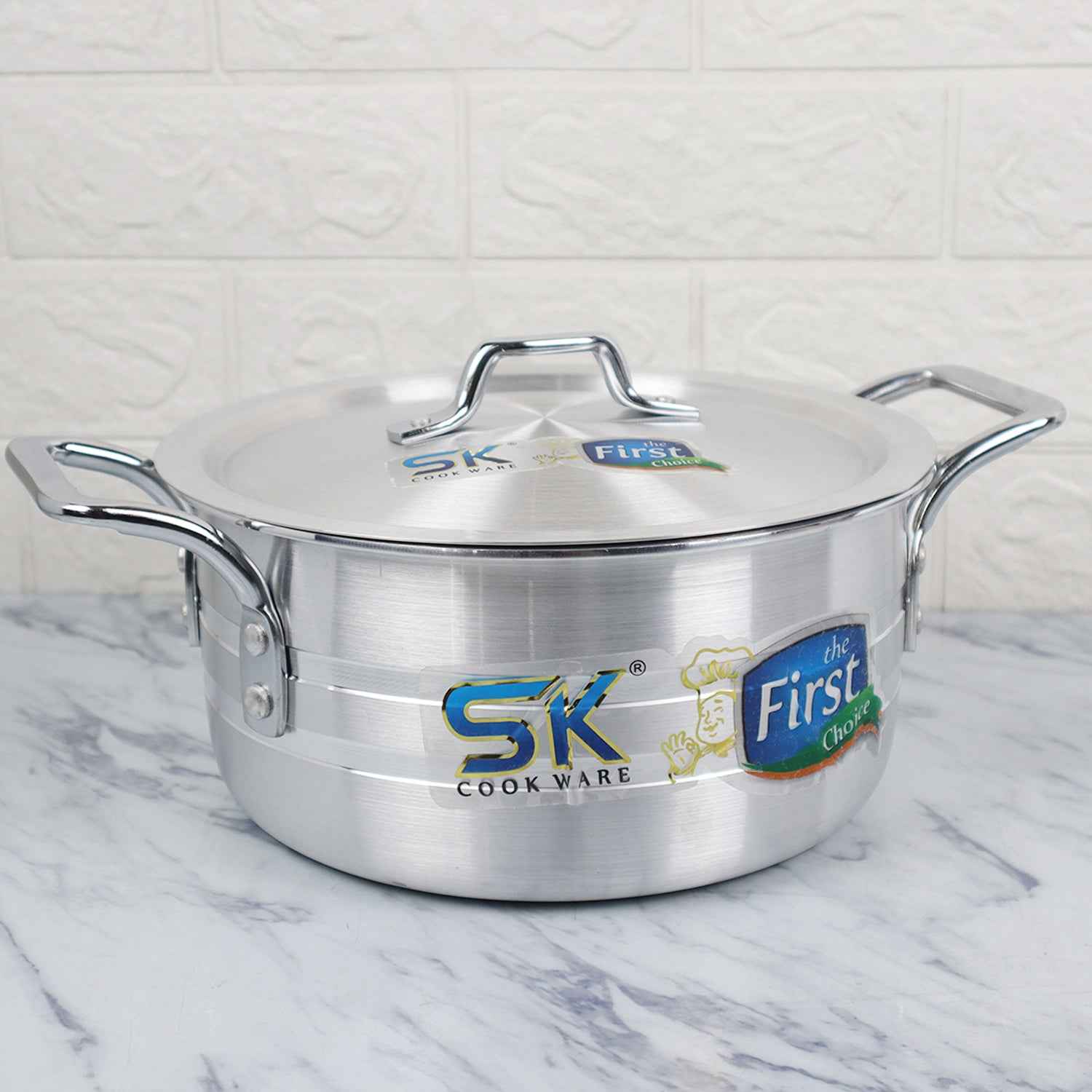 10 Pieces Heavy Gauged Metal Finish Sparkle Casserole Set 2/6 - Skcookware