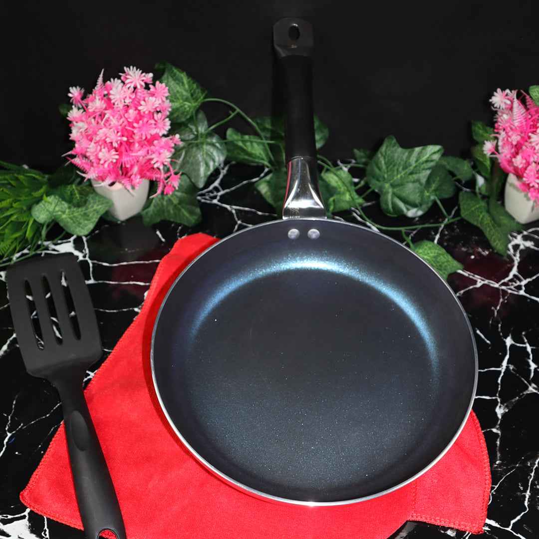Mirror Polish Aluminum Steno Frying Pan inside Marble Coat - Skcookware