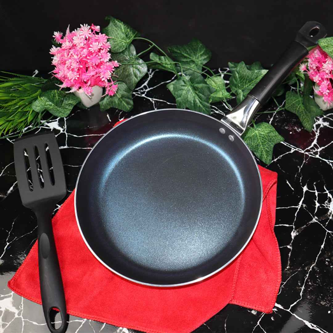 Mirror Polish Aluminum Steno Frying Pan inside Marble Coat - Skcookware