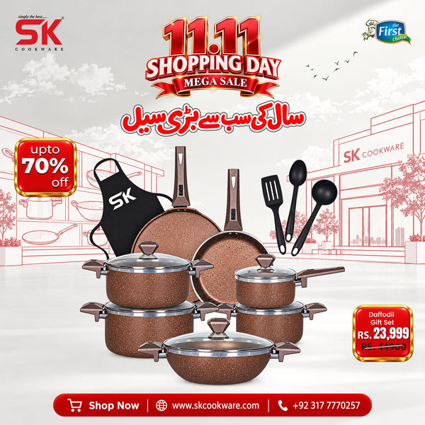 16 Pieces Non Stick Daffodil Gift Pack Set