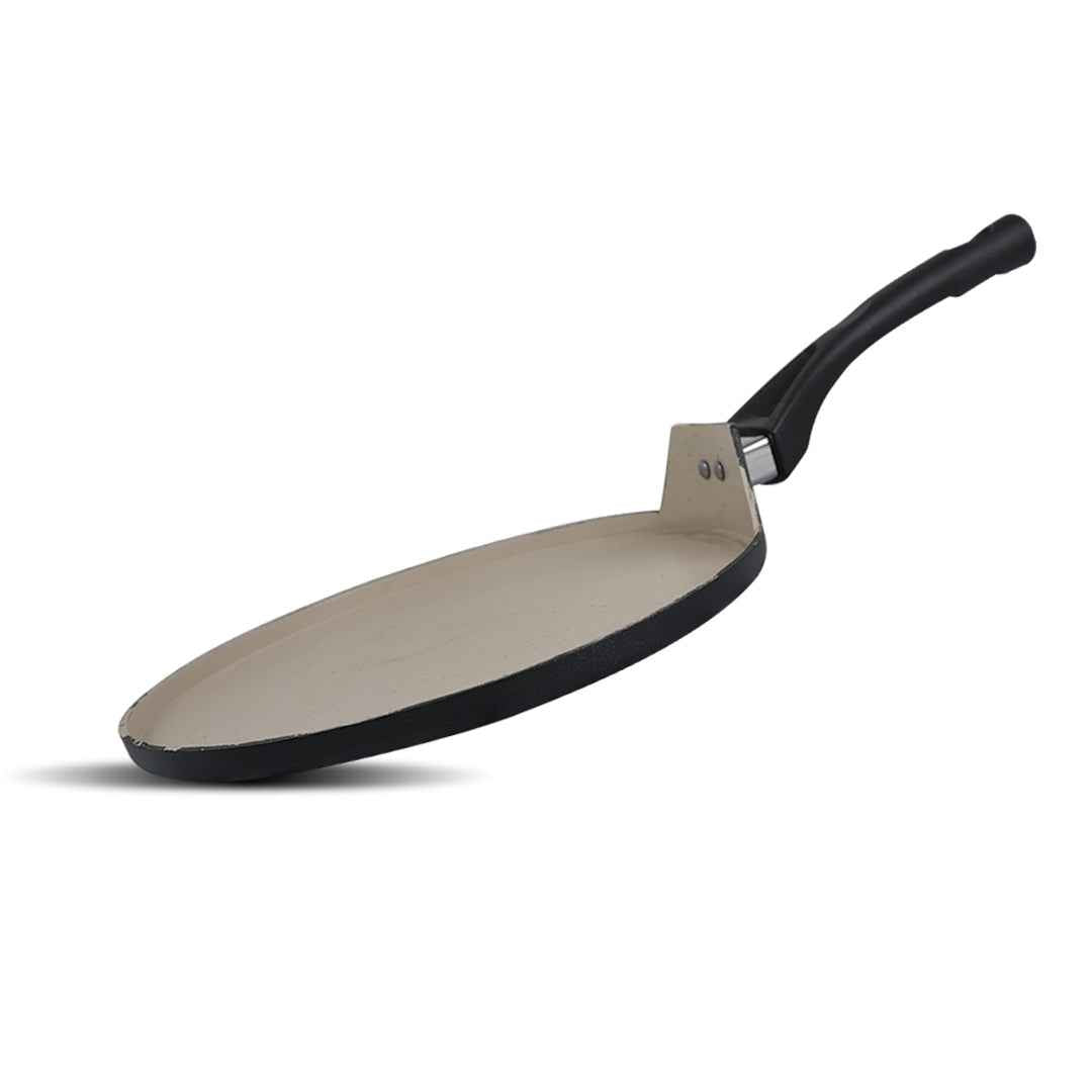 16 Pieces Non Stick Marble Coated Gift Signature Cookware Set - B&W - Skcookware