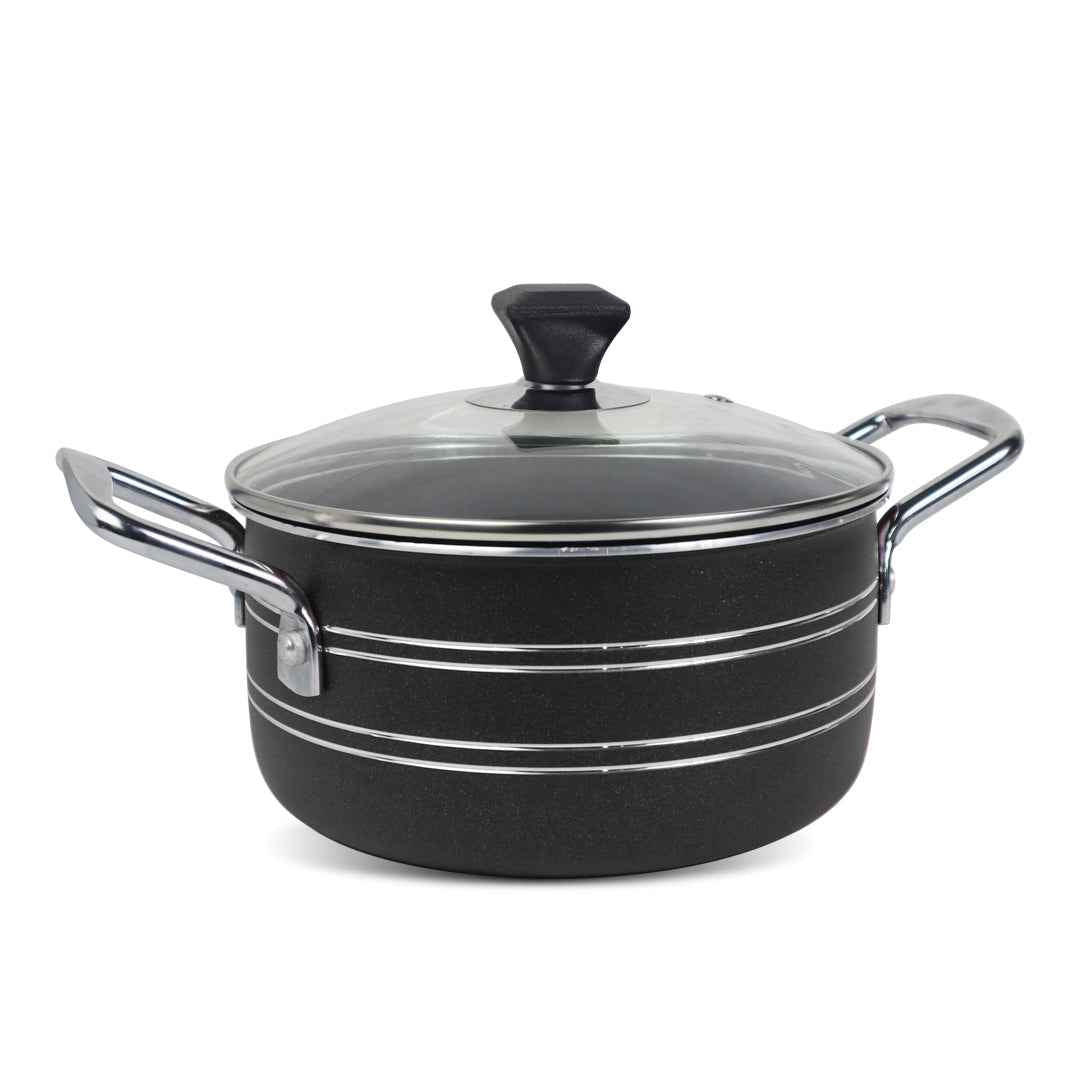 17 Pieces Non-Stick Galaxy Gift Pack Set - Black - Skcookware