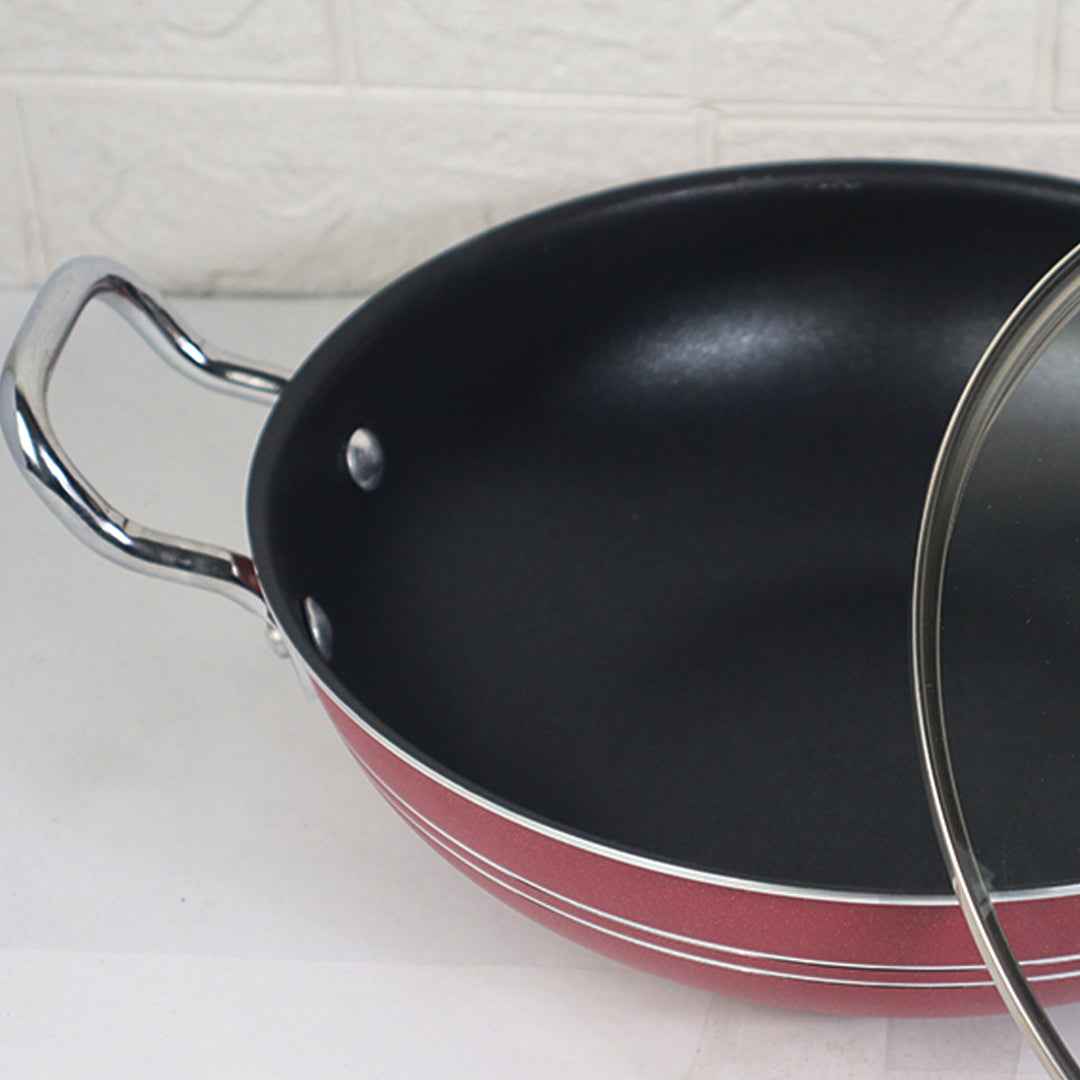 17 Pieces Non-Stick Galaxy Gift Pack Set - Red - Skcookware