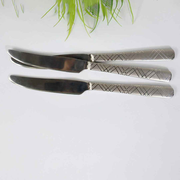 Set of 3 -  Stainless Steel Table Knife - Skcookware