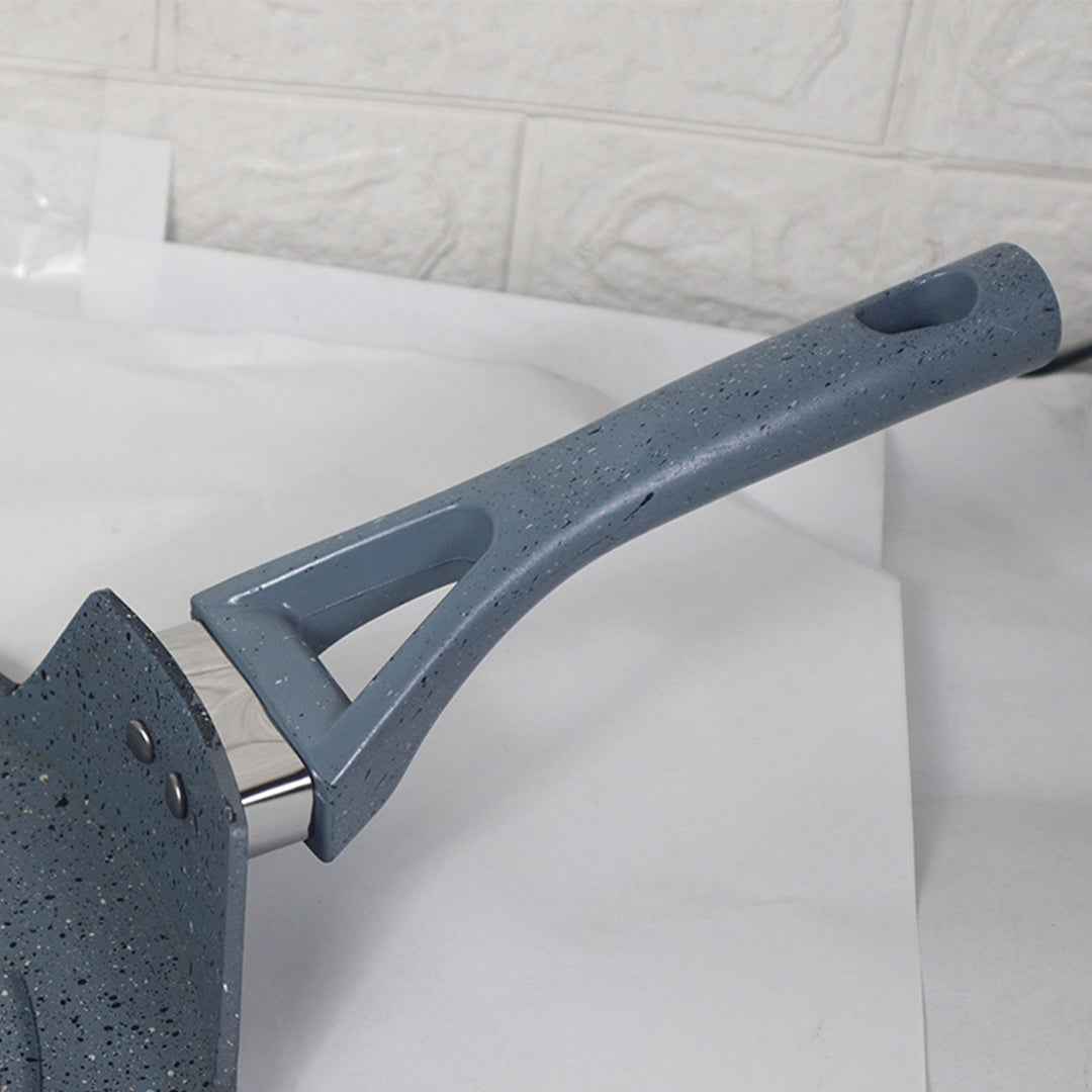 Non Stick Marble Coated Signature Grill Pan - Gray