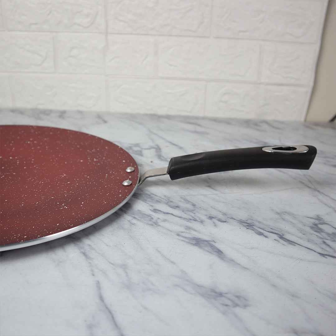 Marble Coated Classic 6G Tawa - Maroon - Skcookware
