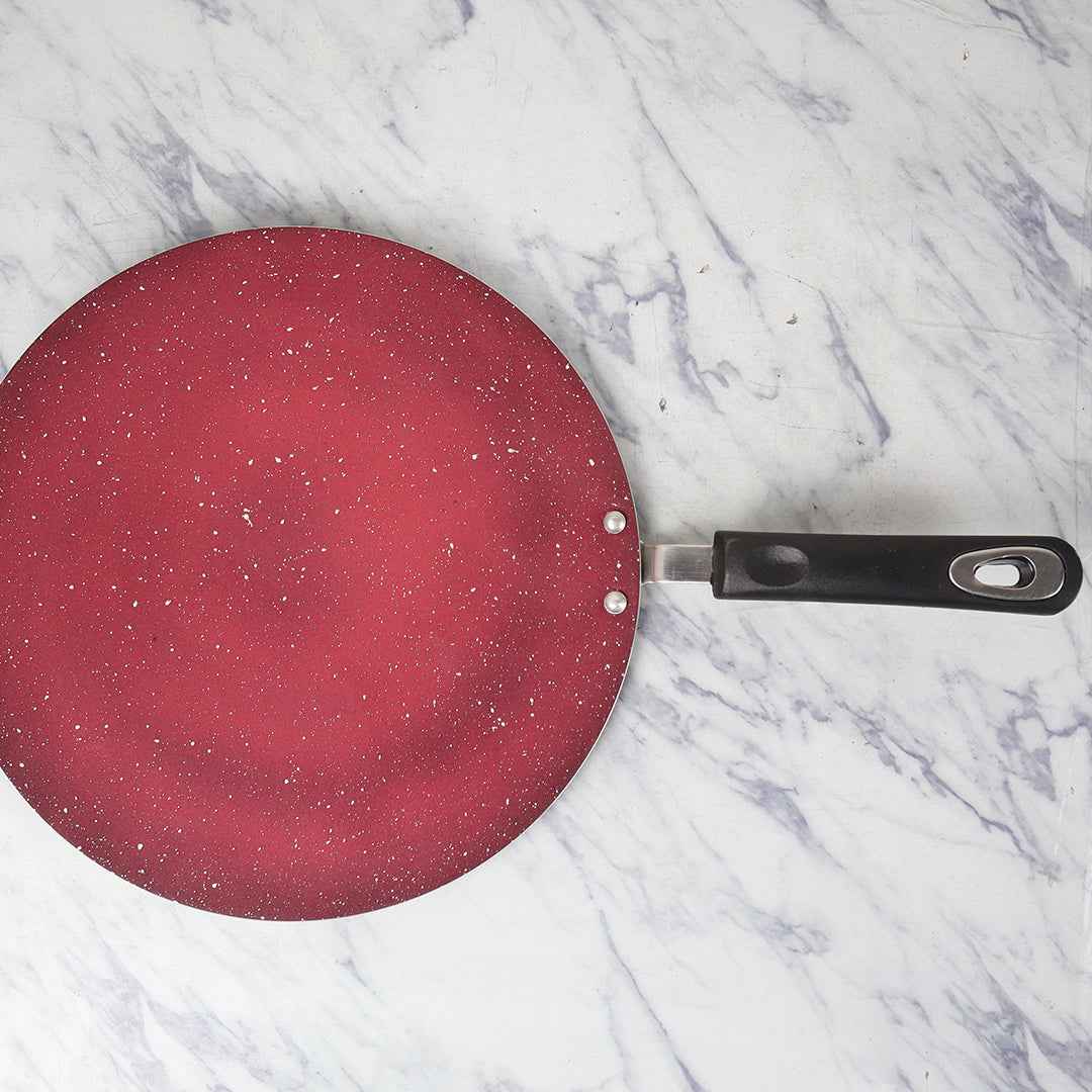 Marble Coated Classic 6G Tawa - Maroon - Skcookware