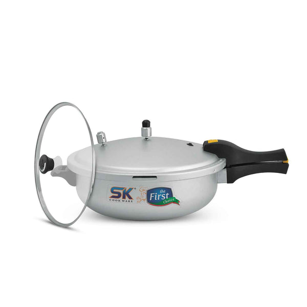 Emerald 2-in-1 Anodized Wok Pressure Cooker Free Glass Lid - Skcookware