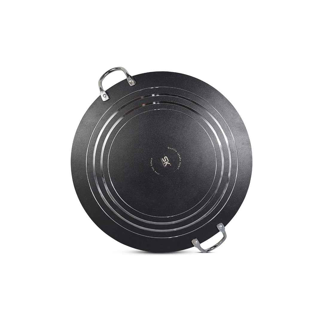 50cm Marble Coated Double Handle Tawa Black - Skcookware