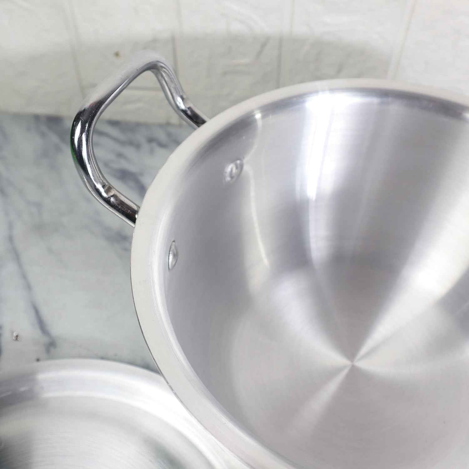 10 Pieces Aluminum Heavy Gauged Metal Finish Casserole Tempo Set 2/6 - Skcookware