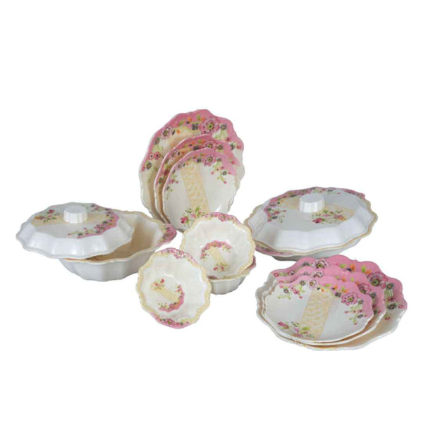 72 Pieces Opel Melamine Single Glaze Dinnerware Set - Skcookware