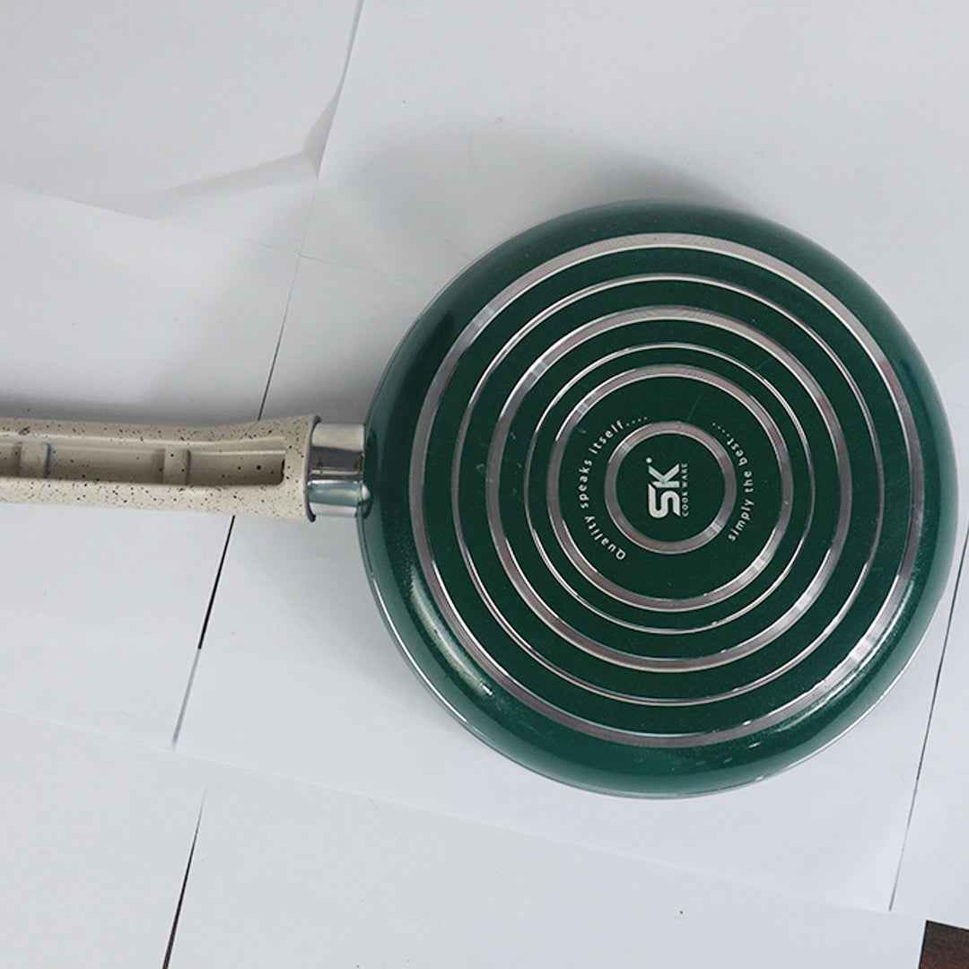 8 Pieces Victoria Non Stick Marble Coated Gift Set - Green - Skcookware