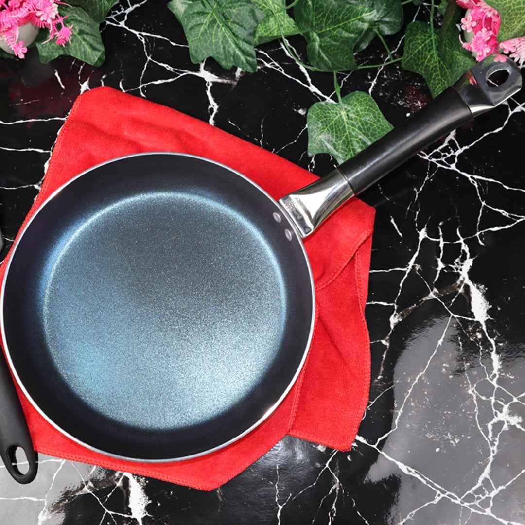 Mirror Polish Aluminum Steno Frying Pan inside Marble Coat - Skcookware