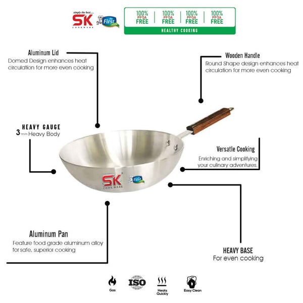 Aluminum Deep Frying Pan - Skcookware