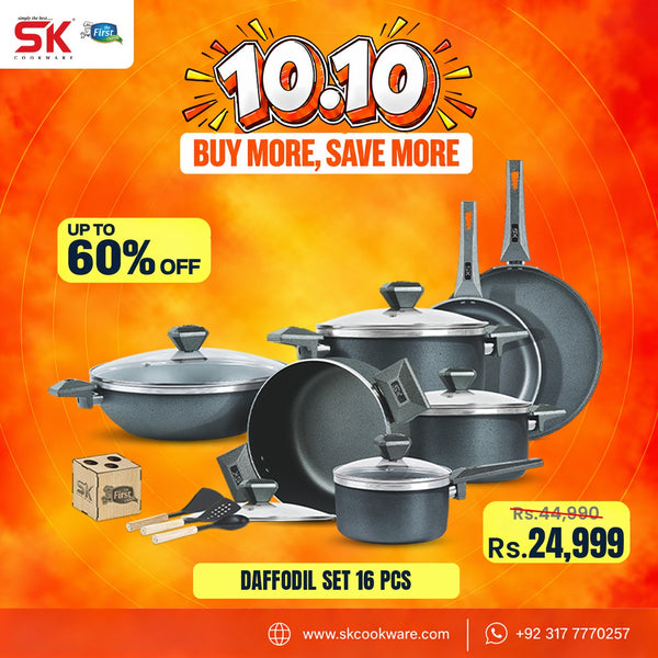 16 Pieces Non Stick Daffodil Gift Pack Set