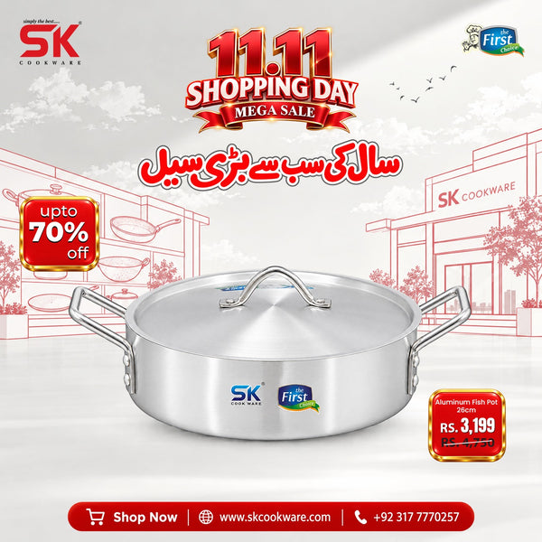 Heaviest Gauged Aluminum Fish Pot (Lagaan Pateela)