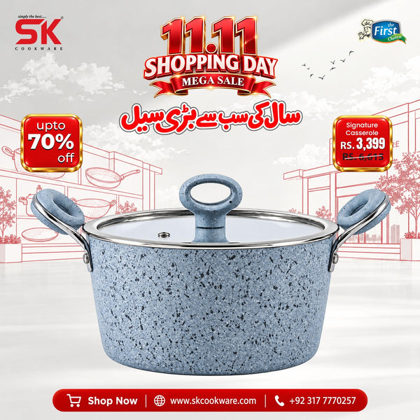 Non Stick Marble Coated Signature Casserole