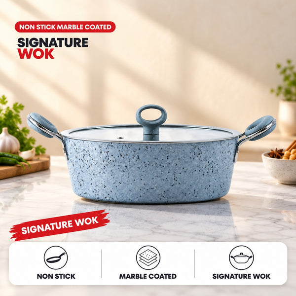 Non Stick Marble Coated Signature Wok