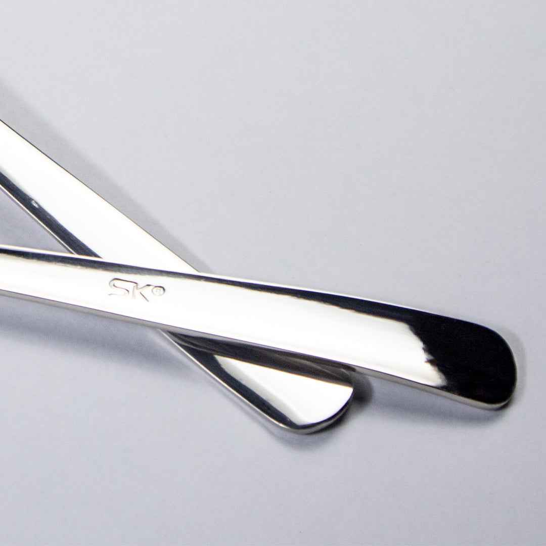 Set of 2 -  Stainless Steel Rice Spoons - (Plain) - Skcookware