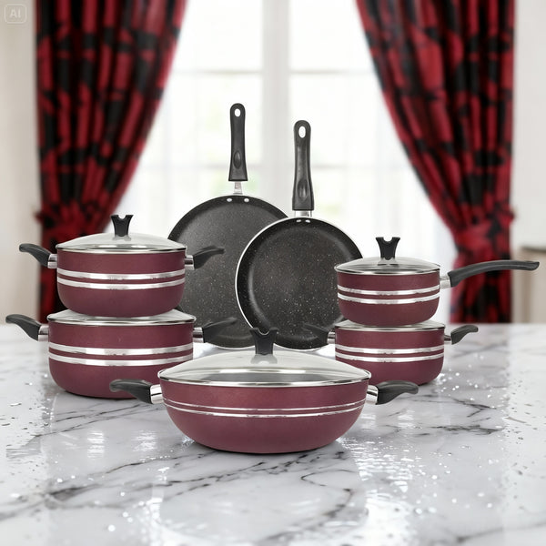 18 Pieces Non-Stick Indigo Gift Pack Set