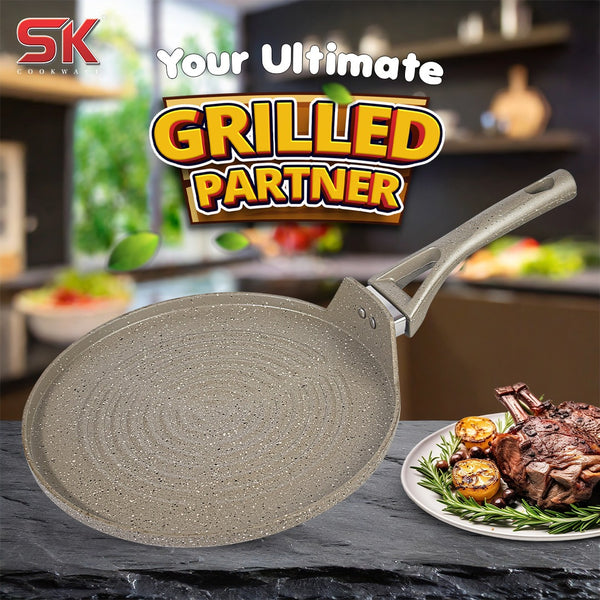 Non Stick Marble Coated Signature Grill Pan - Skcookware