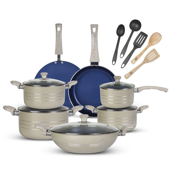 17 Pieces Non-Stick Tulip Gift Pack Set - Skcookware