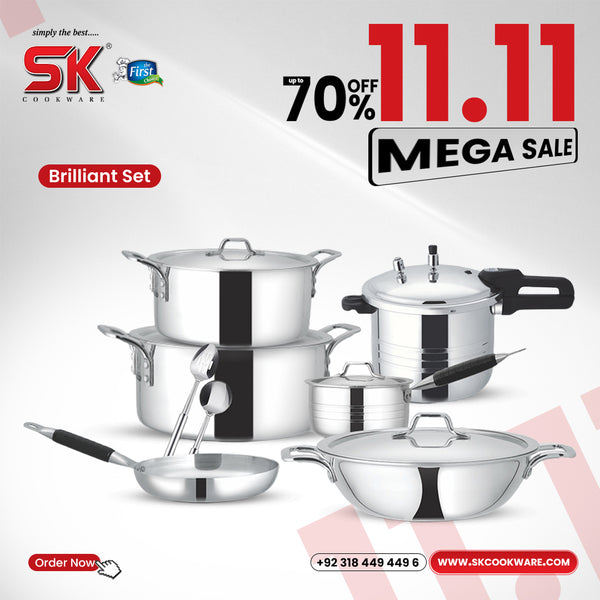 12 Pieces Brilliant Aluminum Mirror Polish Gift Set