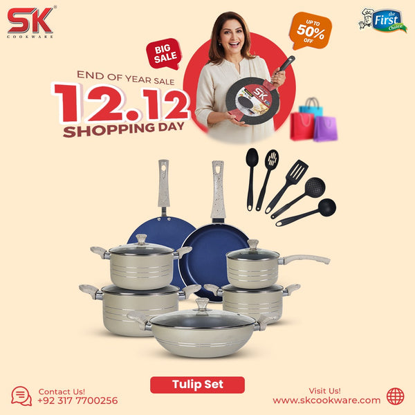 15 Pieces Non-Stick Tulip Gift Pack Set