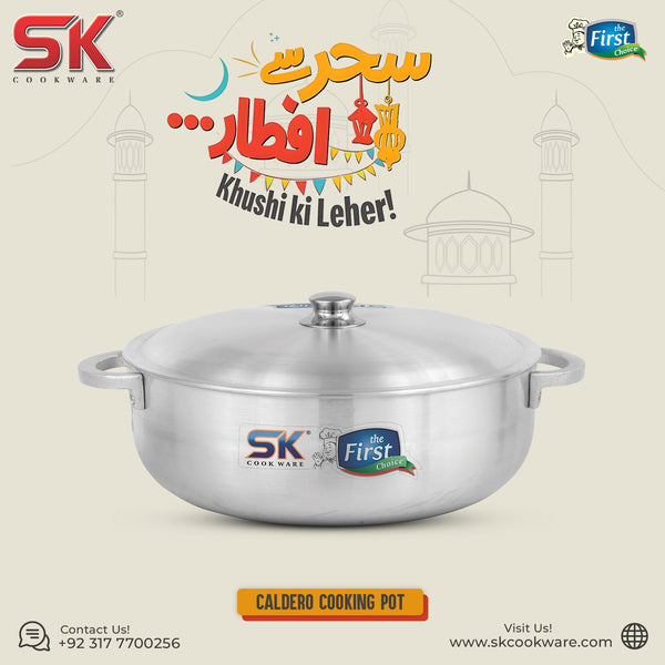 26cm Export Quality Aluminum Metal Finish Caldero Cooking Pot