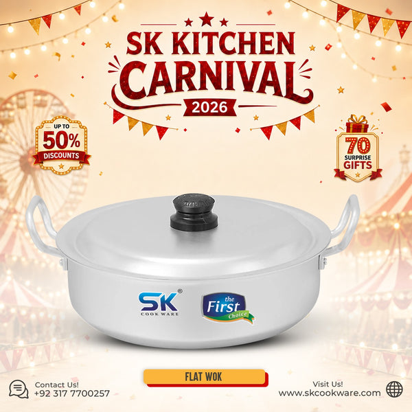 Heaviest Gauged Anodized Flat Wok