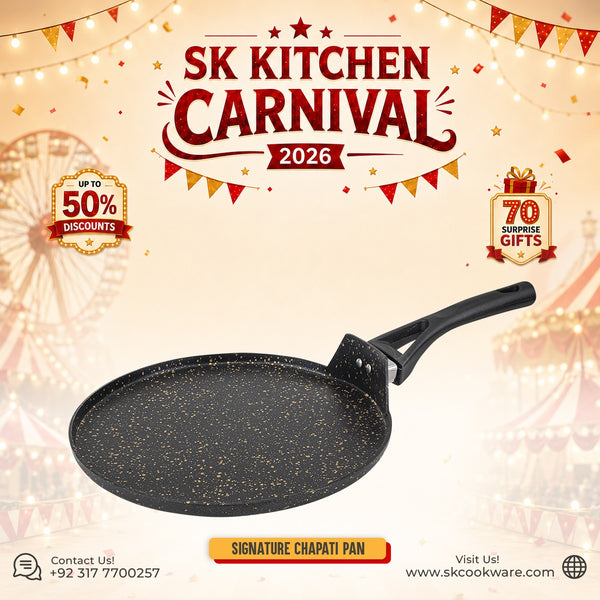 Non Stick Marble Coated Signature Chapati Pan
