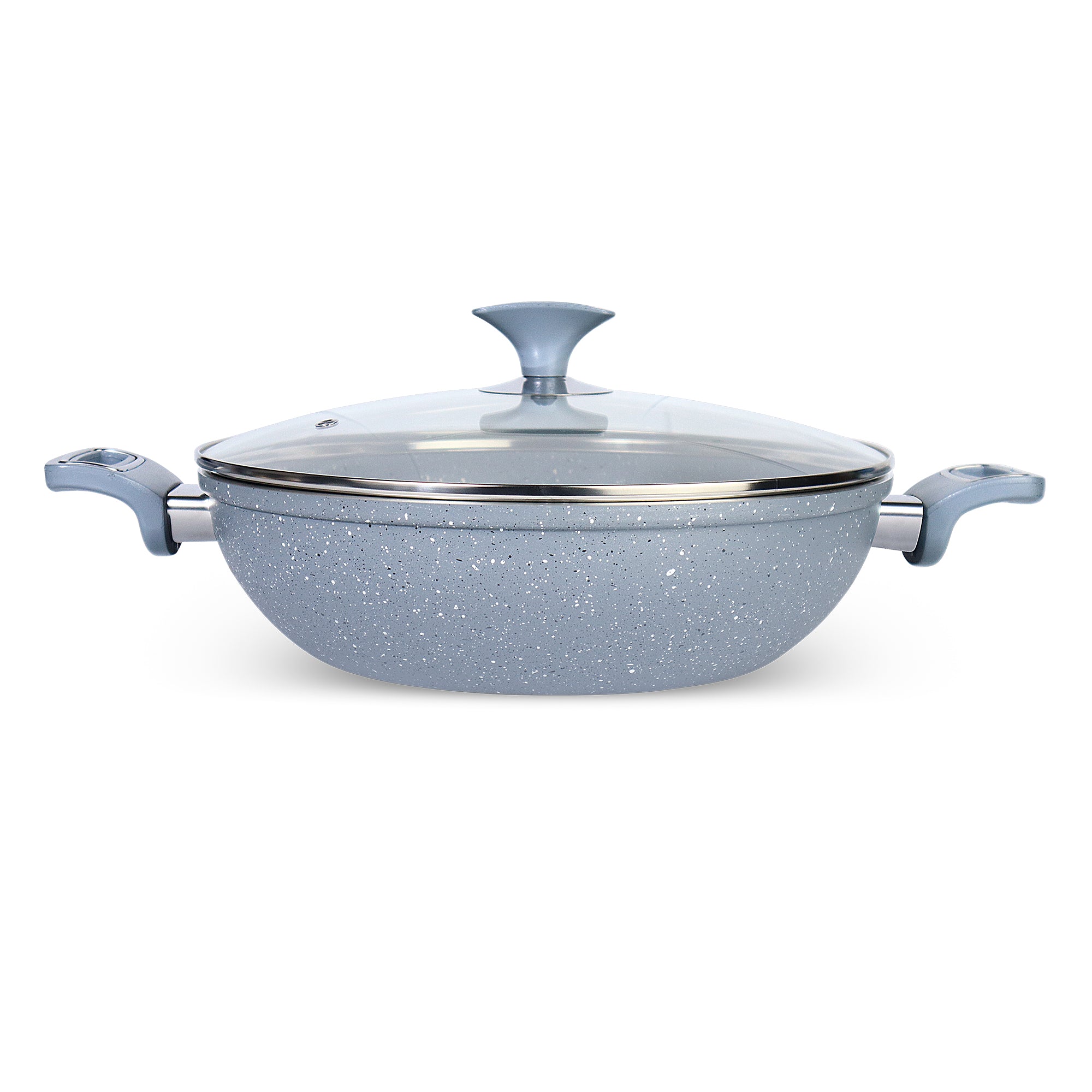 15 Pieces Marble Coated Gift Pack Daisy Light Cookware Set - Skcookware