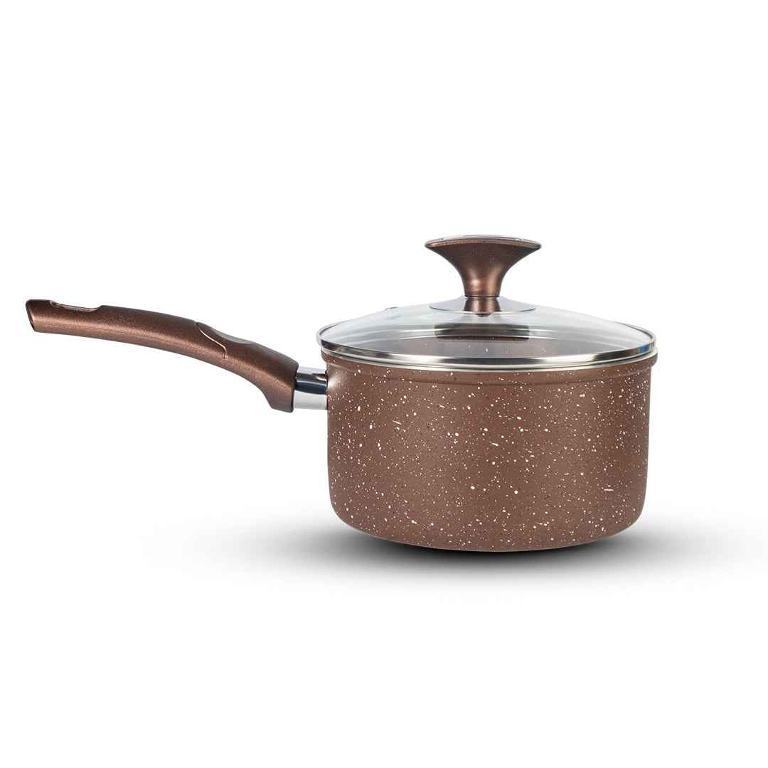 15 Pieces Marble Coated Gift Pack Daisy Light Cookware Set - Skcookware