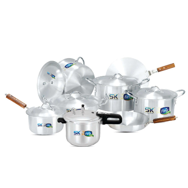 18 Pieces All in One Aluminum Gift Set - Skcookware