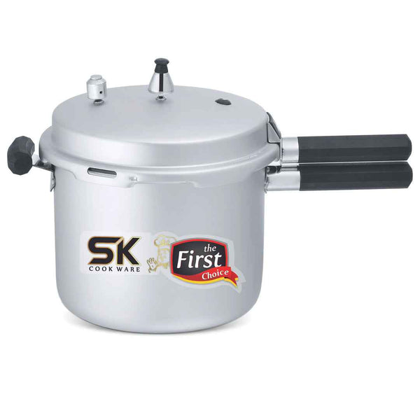Cool Aswad Pressure Cooker with Black Easy Grip Handles - Skcookware