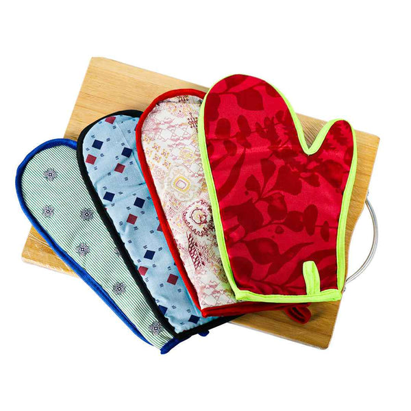 Multipurpose Anti Slip Heat Resistant Gloves for Cooking, Baking & Microwave Oven - Skcookware