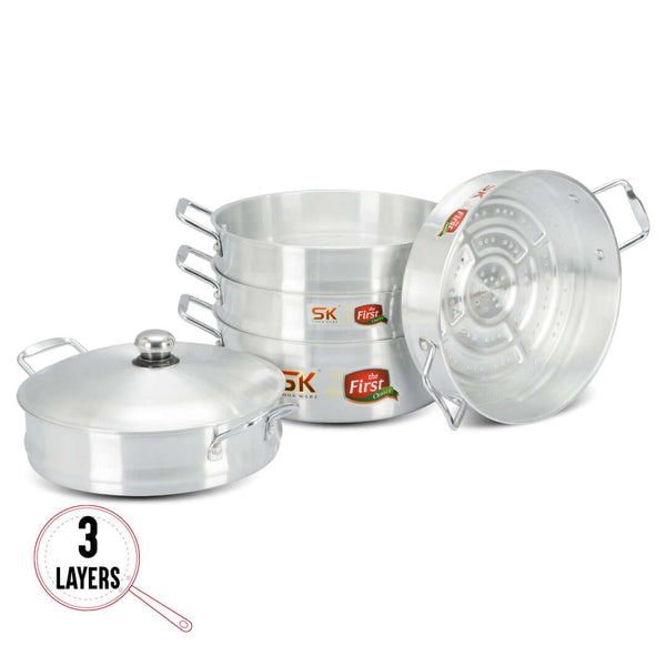 3 Layers Grace Casserole Steamer Set - 30 cm - Skcookware