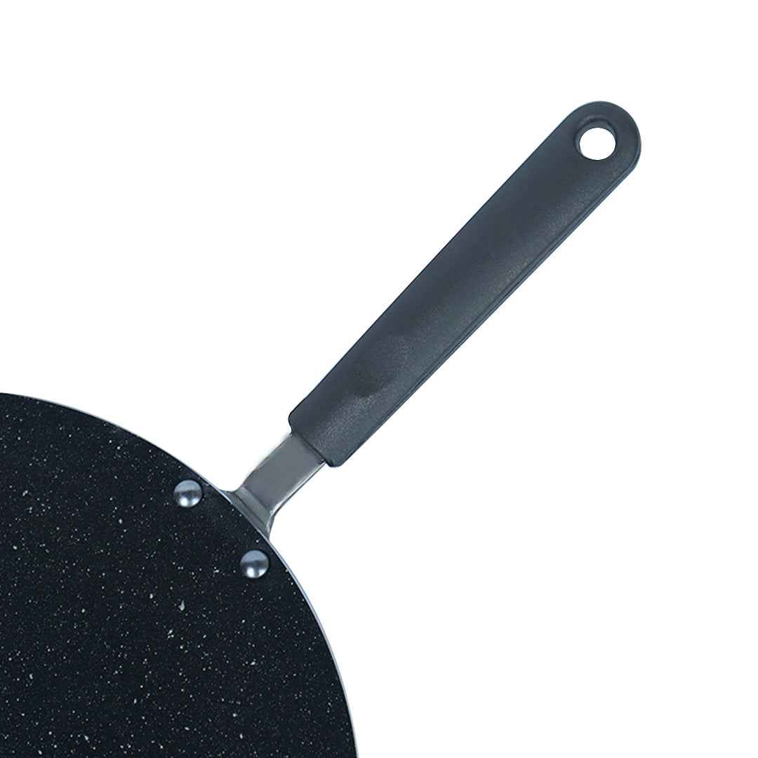 Non Stick Marble Coated Tawa - Black - Skcookware