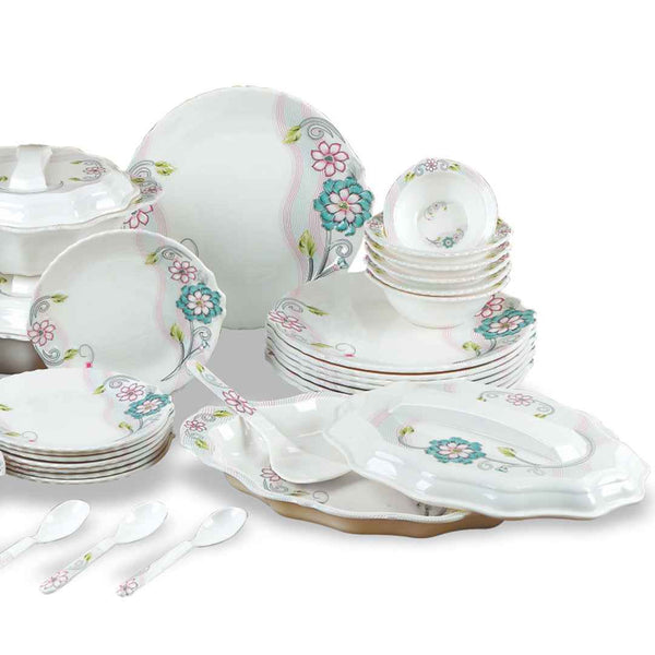 72 Pieces Gulistan Melamine Single Glaze Dinnerware Set 408 - Skcookware