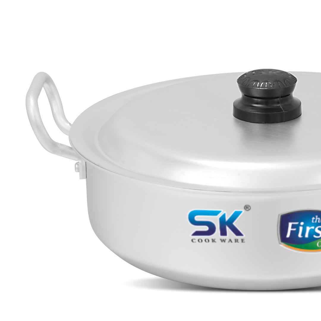 Heaviest Gauged Anodized Flat Wok - Skcookware