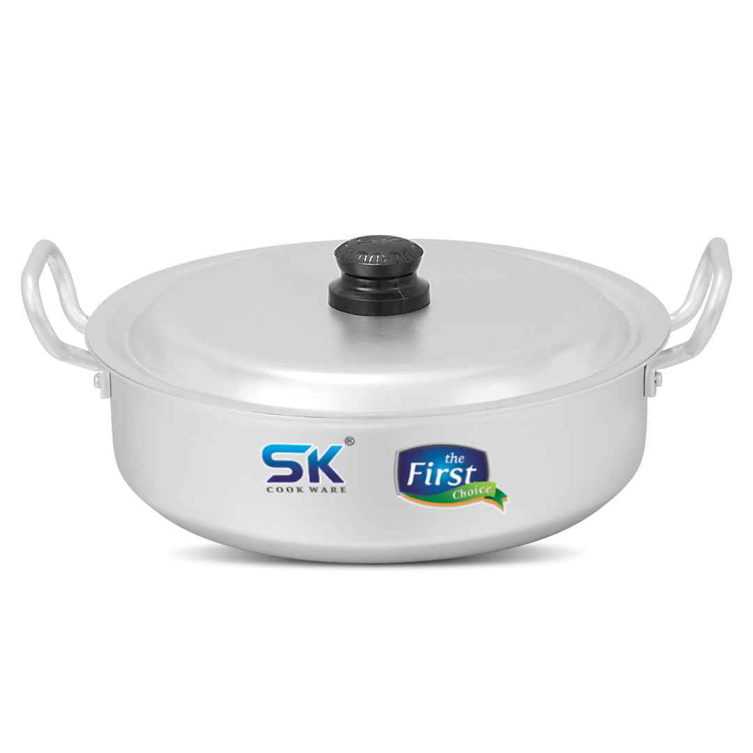 Heaviest Gauged Anodized Flat Wok - Skcookware