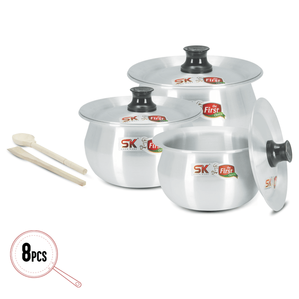 8 Pieces Aluminum Sipri/Casserole Winter Set 23-27 - Skcookware