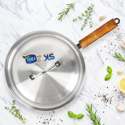 Leftover Heavy Gauged Aluminum Metal Finish Sauce Pan