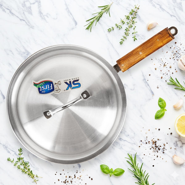 Leftover Heavy Gauged Aluminum Metal Finish Sauce Pan