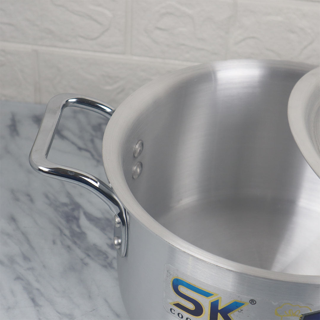 10 Pieces Aluminum Elegant Casserole Set - 21 to 30 cm