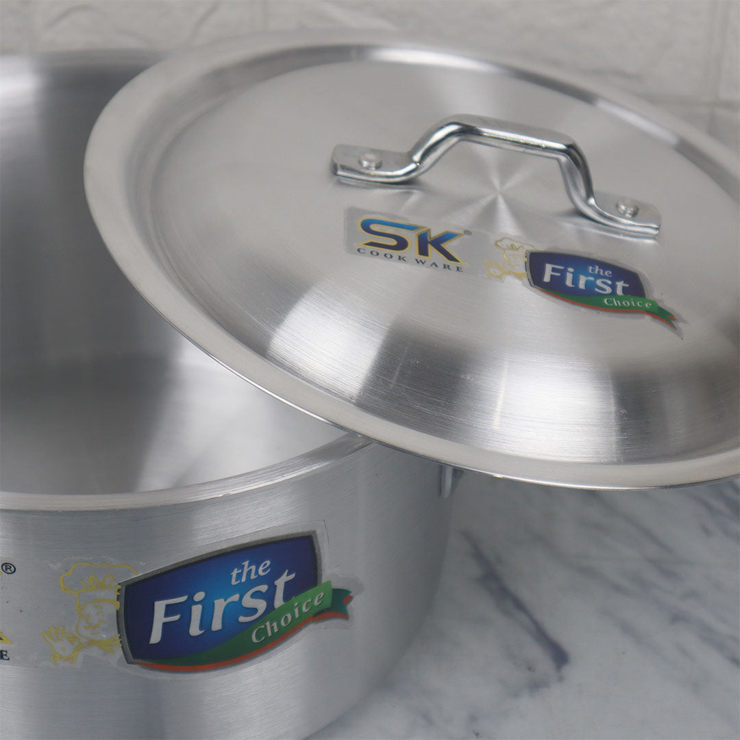 10 Pieces Aluminum Elegant Casserole Set - 21 to 30 cm