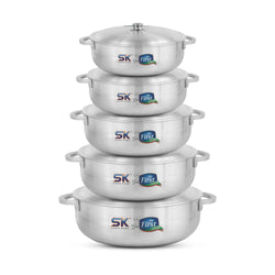 10 Pieces Export Quality Aluminum Metal Finish Cooking Pot / Caldero Pot Set - Skcookware