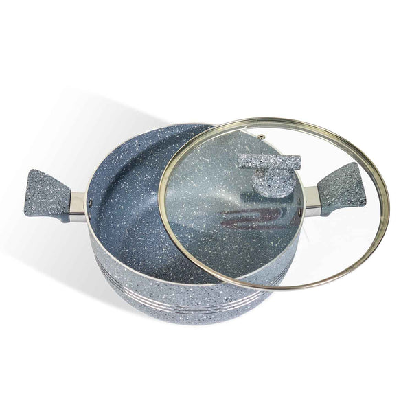 10 Pieces Non Stick Marble Coated Innovant Casserole Set - Skcookware
