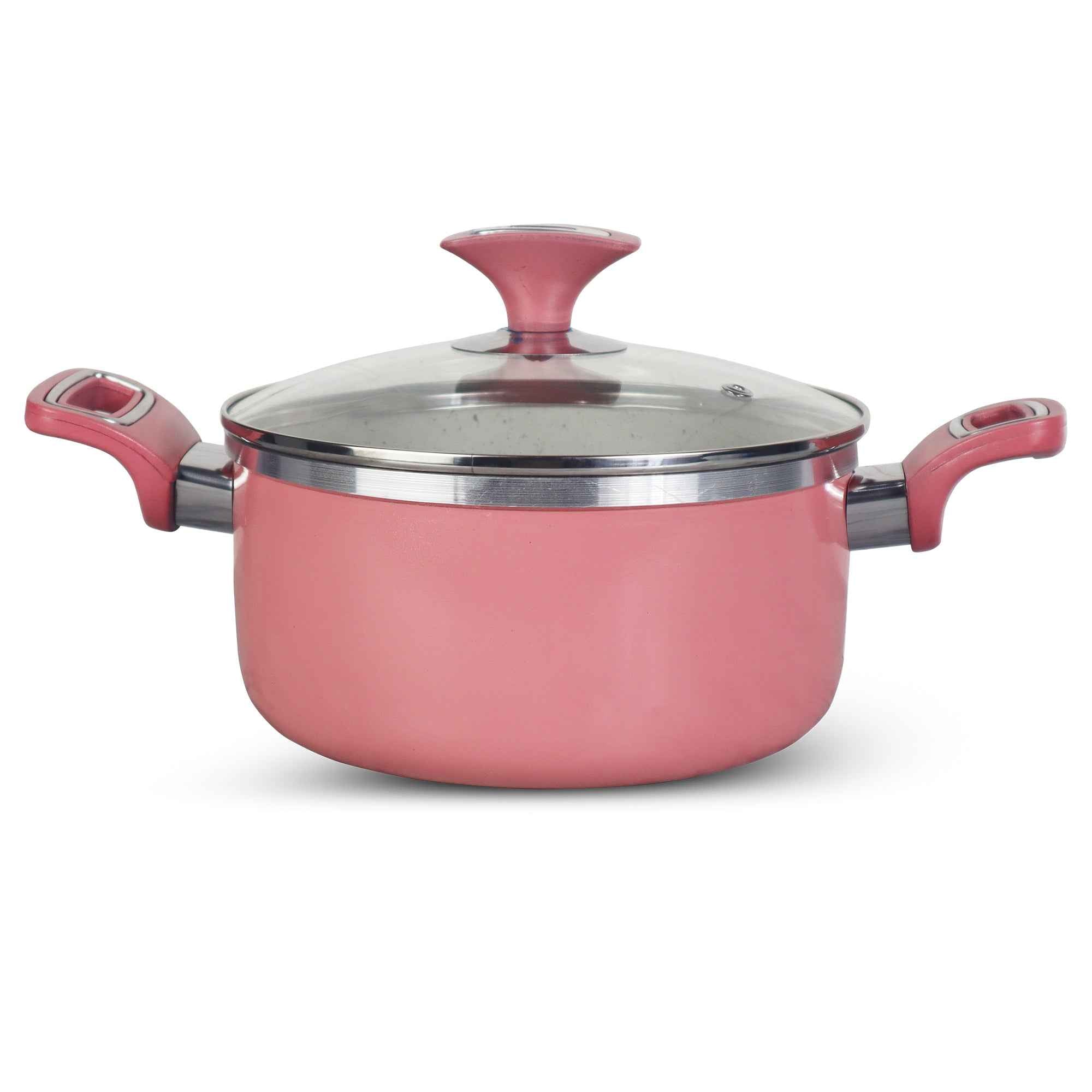 15 Pieces Non Stick Daffodil Gift Pack Set Pink - Skcookware