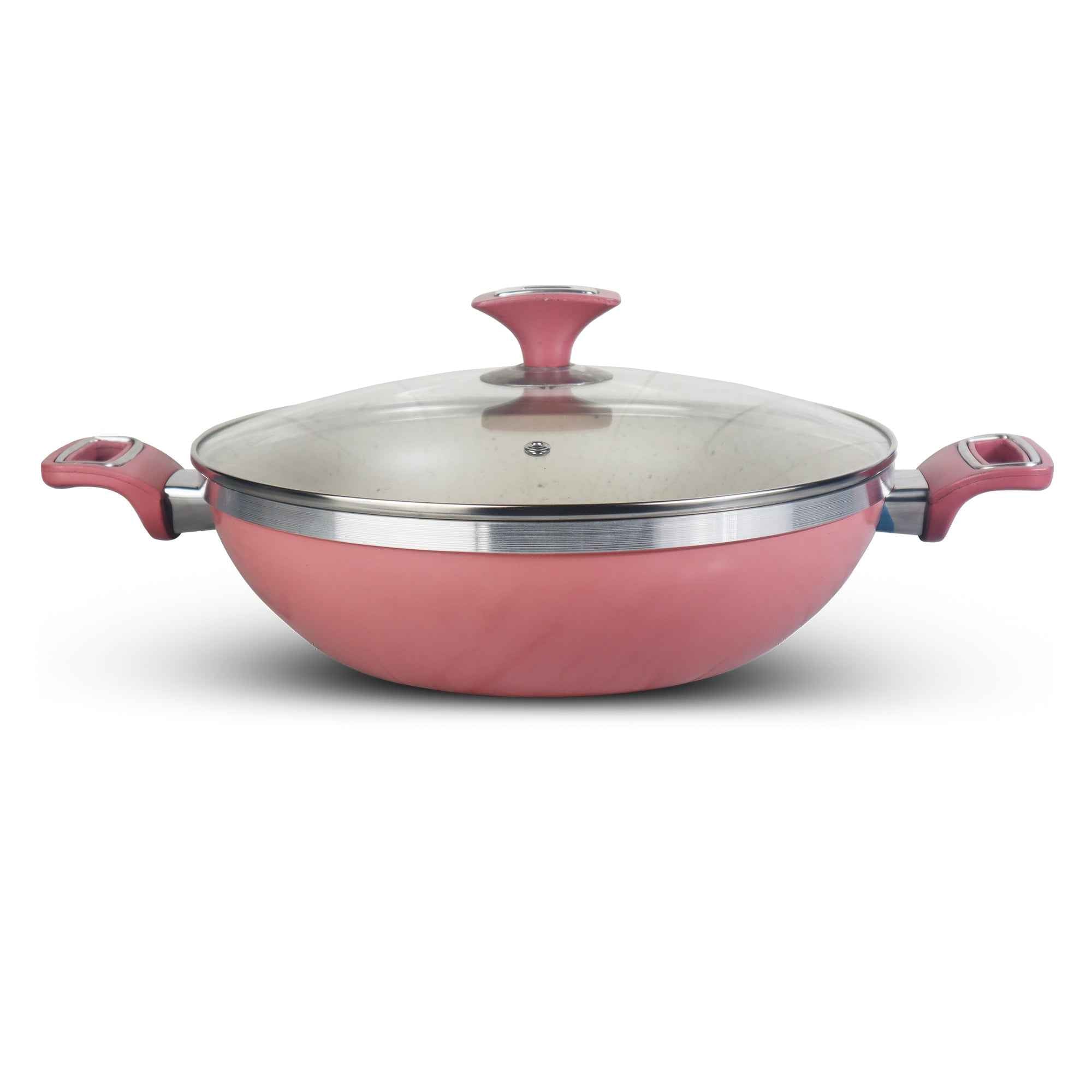 15 Pieces Non Stick Daffodil Gift Pack Set Pink - Skcookware